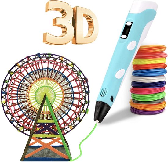 3D-pen inclusief 100+ meter vulling - Starterspack- Voor jong en oud | bol .com