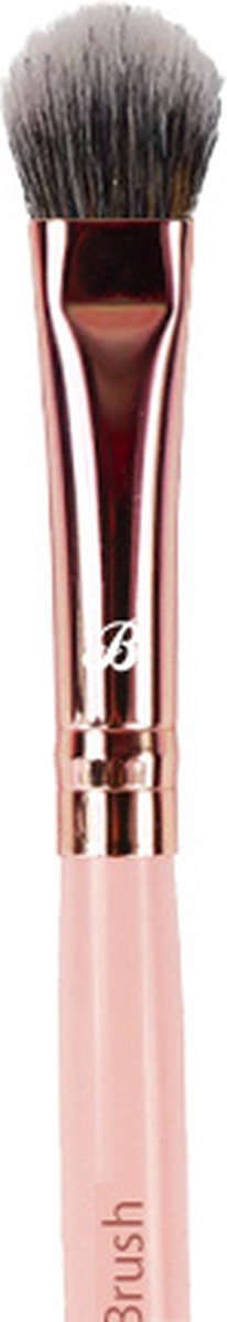 Boozyshop Pink & Rose Gold Precision Flat Blending Brush