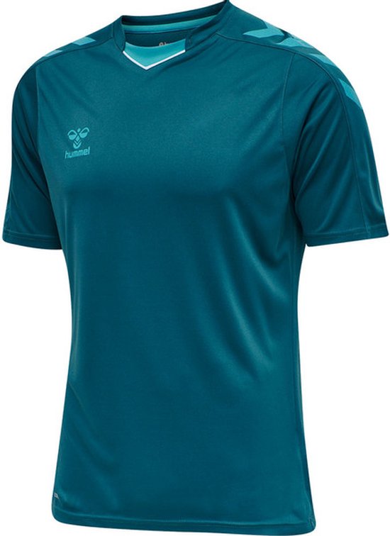 Hummel Core XK Poly Shirt Heren - sportshirts - blauw - Mannen