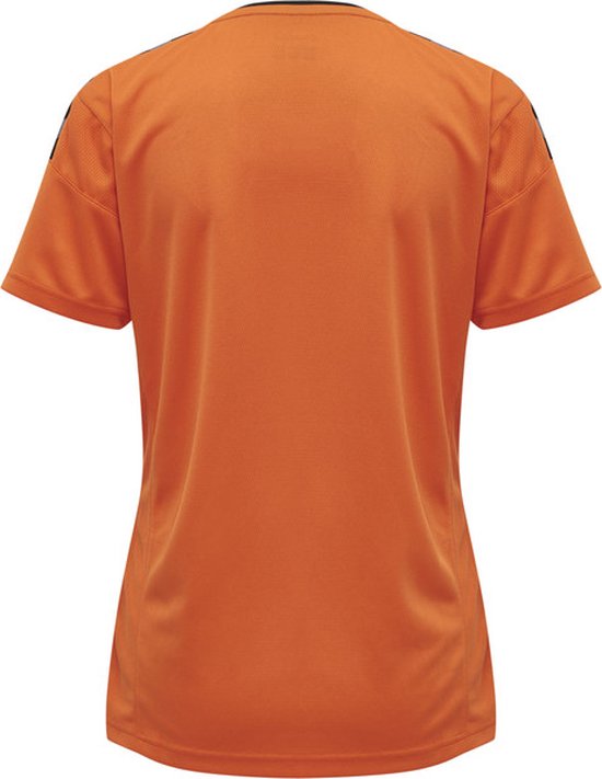 Hummel Authentic Poly Shirt Dames - sportshirts - oranje - Vrouwen | bol.com