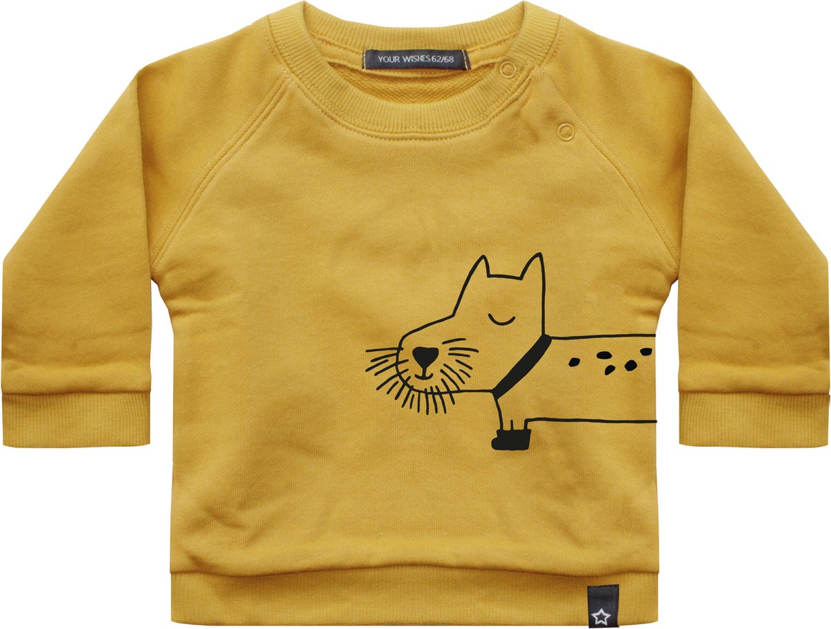 Your Wishes Sweater Dog Walker - Trui - Sweater - Baby - Jongens & Meisjes - Maat: 86/92