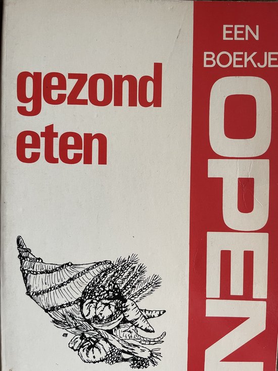 Een boekje open over gezond eten - cover