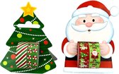 Washi tape - Set van 2 - Kerstman en Kerstboom - Kerst - Christmas - New Year - Oud & Nieuw - Holiday - Gift - Present