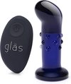 Glas - Rechargeable Remote Controlled Vibrating Dotted G-Spot/P-Spot Plug