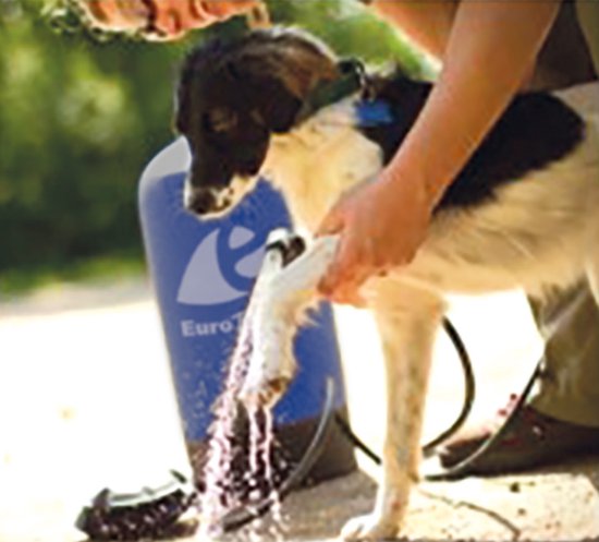 Douche à pompe à pied Eurotrail Camping - 11 litres