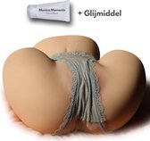 Masturbator Sex doll Real toys doll Sekspop voor heren Sexlichaam - Grote Billen - 4KG - 27CM - Vagina en Anus - met glijmiddel - Monica Moments®