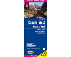 Landkaart Canada West meertalig (1:1 900 000)