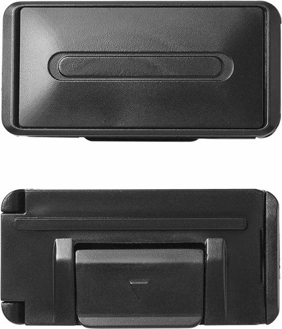 Gordelversteller set van 2 stuks zwart van Car Plus — afbeelding 2