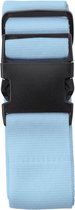 Sangle de valise Cadebo 180cm - Ajustable - Convient à toutes les valises - Bleu clair - Livraison Gratuite