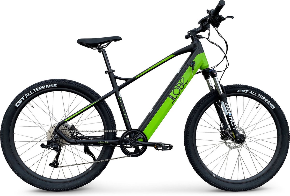 LLobe Elektrische mountainbike MTLogan 10 sp 13 2Ah groen