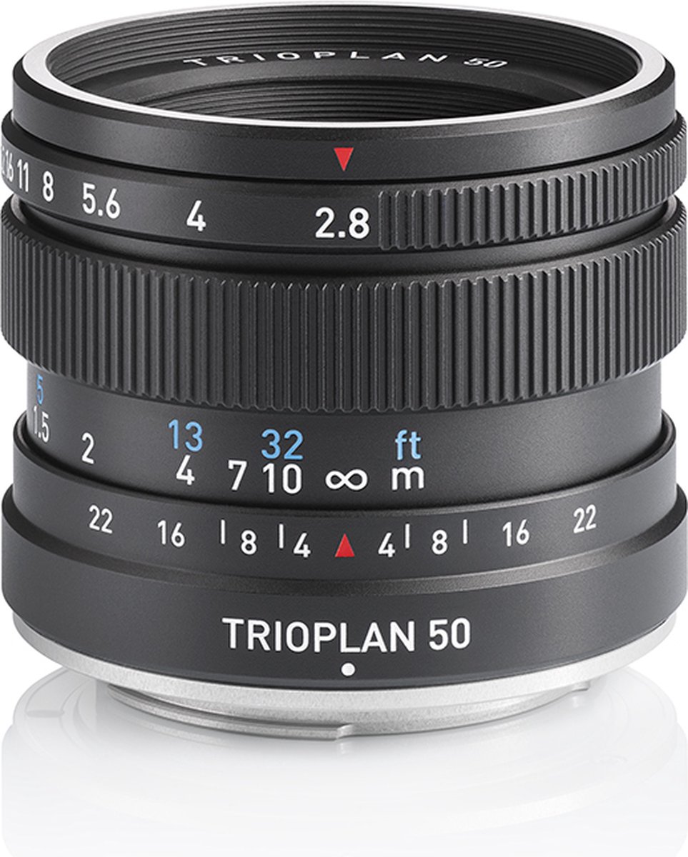 Meyer Optik Görlitz - Cameralens - Trioplan 50mm F2.8 II voor Nikon Z-vatting, zwart