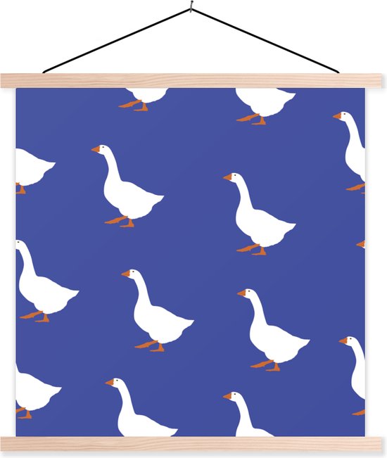 Lot De 2 Tissus Enfant Canards Sur Fond Bleu - 100% Coton, Motif Mignon, Neuf !