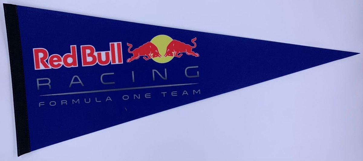 Red Bull Racing - Red bull - formule 1 - F1 - Max Verstappen - Verstappen 33 - auto - racen - Vaantje - Honda motors - Japanse motoren - Sportvaantje - Wimpel - Vlag - Pennant -  31*72 cm - Max verstappen blauw - jumbo verstappen
