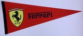 Scuderia Ferrari - Ferrari - formule 1 - F1 - Charles LeClerc - auto - racen - Vaantje - ferrari motors - Formula 1 - F1 GP - GP - grand prix - ferrari motoren - Sportvaantje - Wimpel - Vlag - Pennant - 31*72 cm - Ferrari rood