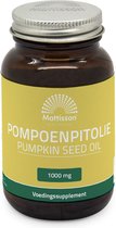 Mattisson - Pompoenpitolie met vitamine E - 1000mg - 60 capsules