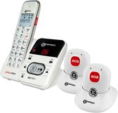 Téléphone sans fil Amplidect 295 SOS Pro Senior avec support Extra