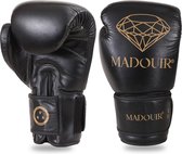 MADOUIR Gants de boxe Cuir Véritable - Zwart - 14oz