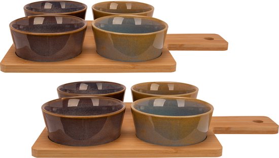 HK Living Chef Ceramics ACE7139 diep bord ø 21,5 cm aardewerk Rustic Pink | Oldenhof