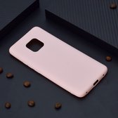 Voor Huawei Mate 20 Pro Candy Color TPU Case (roze)