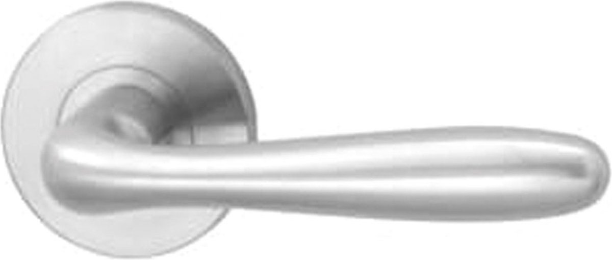 Hafi Private Line - Deurkruk model 204 rond RVS geborsteld