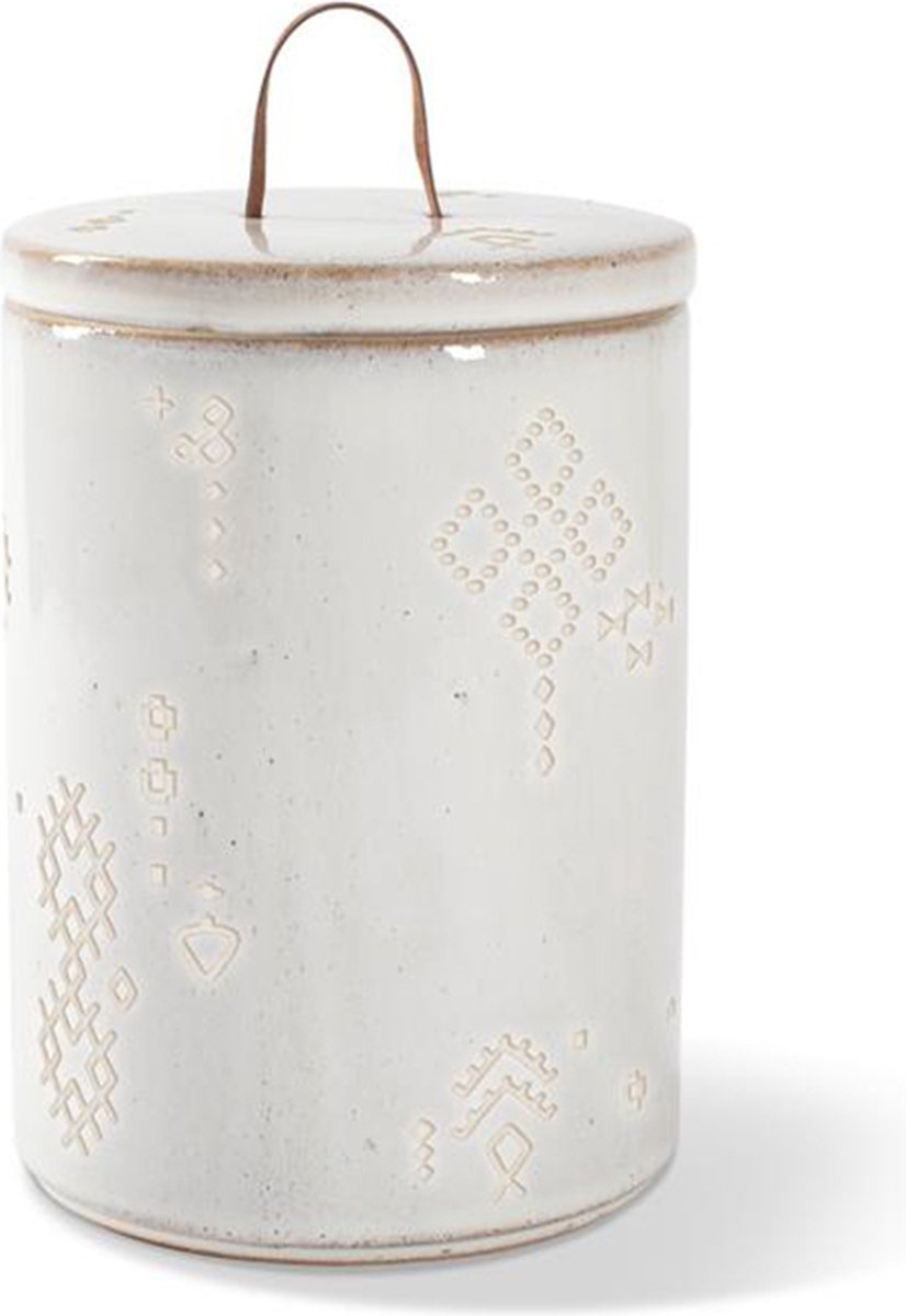 by fringe studio Fringe Tribal Marks White Stoneware Treat