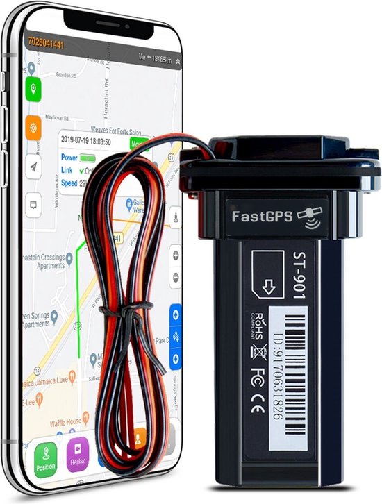 Fastgps - GPS Tracker voor Auto, Scooter, Motor, Boot, andere voertuigen -  Anti... | bol.com