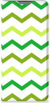 Leuk Telefoonhoesje Xiaomi 12 Pro Bookcase Zigzag Groen