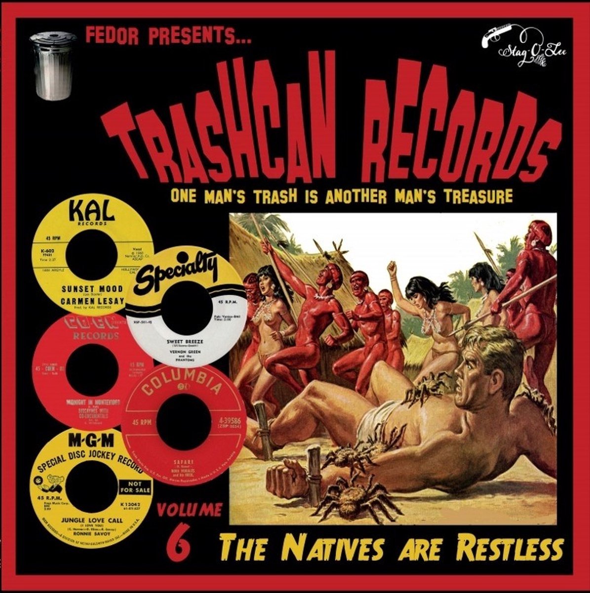 Various (Trash Can Records 06) - Trashcan Records Volume 6 - The Natives Are Restless (10" LP)