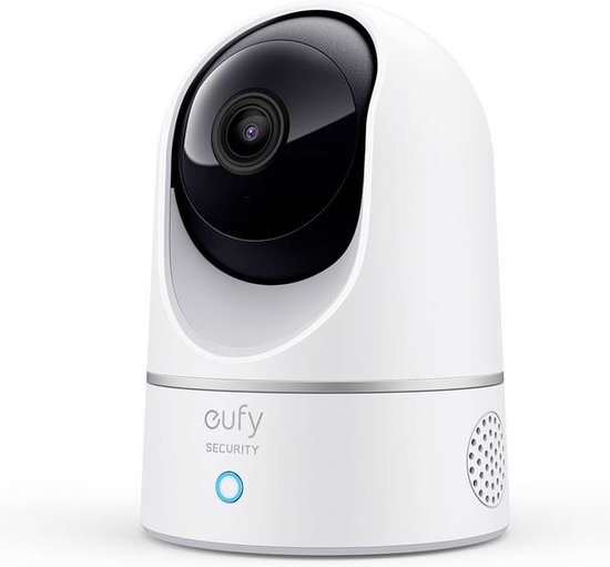 IP-camera - Eufy by Anker 2K Indoor Camera - Pan & Tilt - Beveiligingscamera voor binnen - Wit