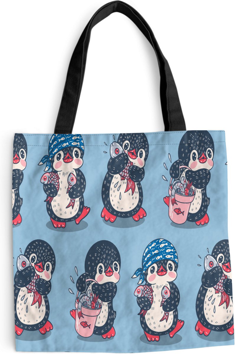 62458 Crossbody pinguïn Jorge Thunder-schoudertas, stijlvolle en praktische schoudertas in schattige pinguïnvorm, voor meisjes en tieners, cadeau voor fans, grijs, 30 x 18 x 9 cm