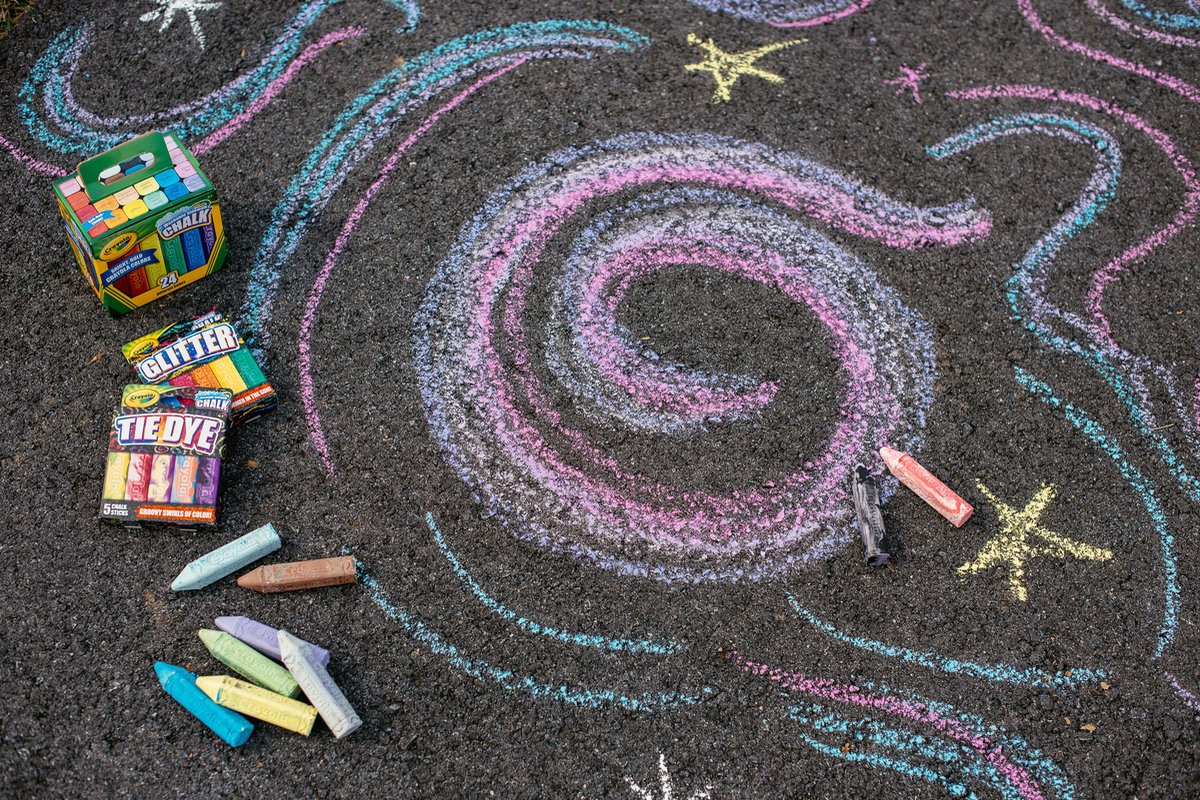 Crayola - Stoepkrijt - 48 Stuks Intense Kleuren - Gemakkelijk Te Wassen — afbeelding 9