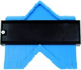 Aftekenhulp Set - Blauw - 12,7 cm - Meethulp - profielaftaster - Contourmal - aftekenhulp laminaat - Geschikt voor DIY, Tapijt, Laminaat Legset en Tegelsticker