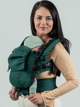 ISARA The One Evergreen Linen - draagzak baby - maat 56 - 110