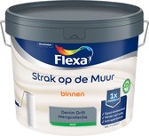 Flexa Strak op de Muur Muurverf - Mat - Mengkleur - Denim Drift Kleur van het Jaar 2017 - 10 liter
