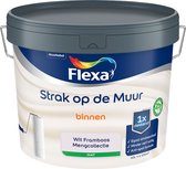 Flexa Strak op de Muur Muurverf - Mat - Mengkleur - Wit Framboos - 10 liter