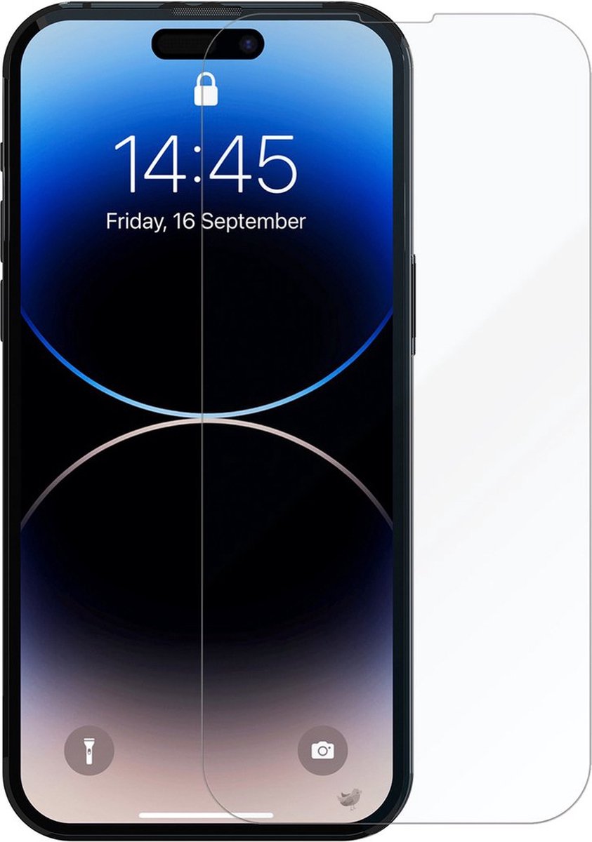 NuGlas Premium Screenprotector Voor iPhone 14 Pro Max - Tempered Glass 2.5D