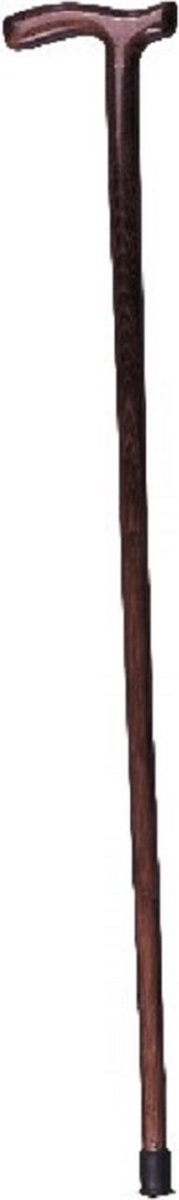Moretti wandelstok beukenhout 92 cm lang - houten handvat