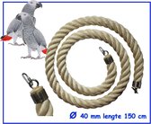Jungle sisal touw  Ø 40 mm & 150 cm lang (vogel touw )