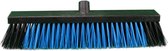 5S PRO TOOLS - Straatbezem - Hard - 45 cm - Zwart/Blauw - Duurzaam - Gemaakt van gerecycled kunststof