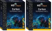 HS-aqua - Carbon Superactive L - Hoogwaardige Actieve Kool - Inhoud: 1 Liter - 2 stuks