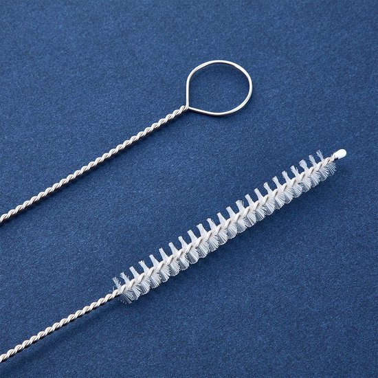 Slangborstel, 2 stuks, lang 160 cm, buisreinigingsborstel, afvoerreiniger, spiraalborstel, flexibele afvoerborstel voor rietbuis, slang, wastafel, buizen, koelkastafvoer, enz