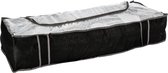 5Five Opberghoes/beschermhoes dekens en kussens - zwart/grijs - 100 x 45 x 20 cm