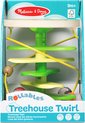 Afbeelding van het spelletje Melissa & Doug Rollable Gedraaide boomhut Speelgoed voor baby's en peuters - Houten speelgoed - Vroeg leren speelgoed voor peuters - Sensorische ballen -9 maanden+- Cadeau voor baby jongens en meisjes