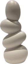 Deco4Living - Vase boule Witte - 7,12,24 cm (LxlxH)