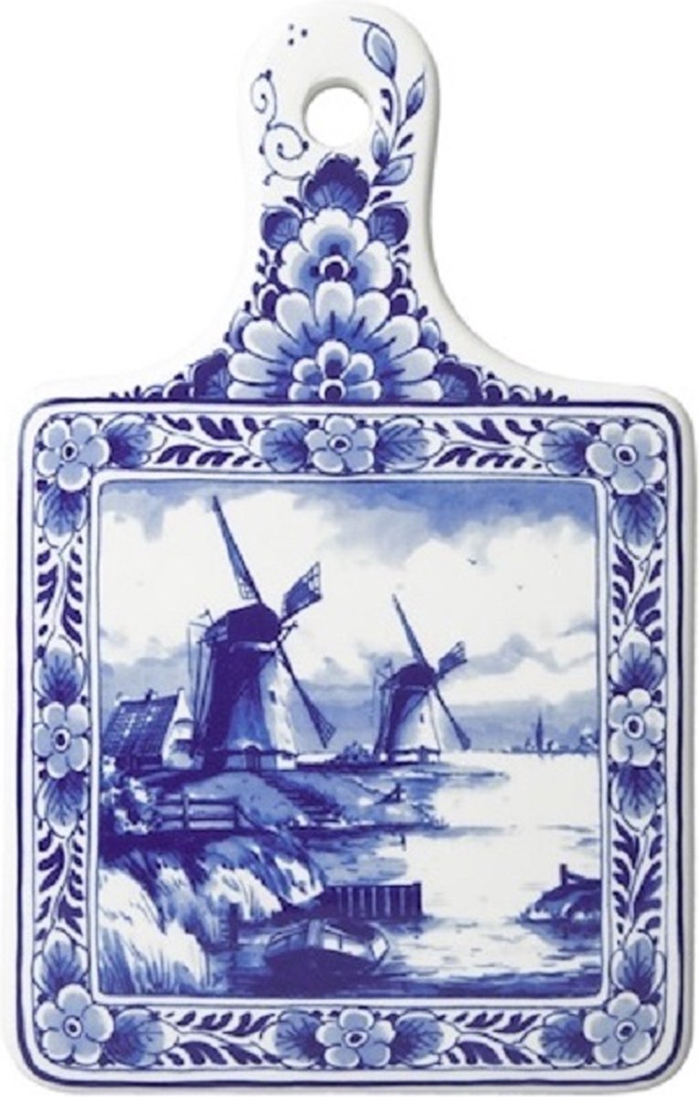 Kaasplank molen klein | Heinen Delfts Blauw | souvenir | Holland