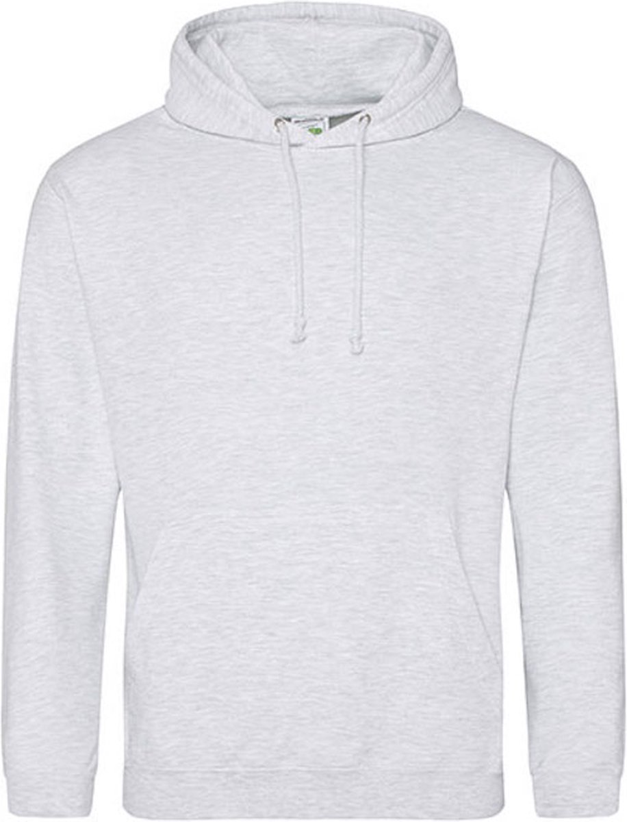 AWDis Just Hoods Ash Heather College Hoodie Grijs