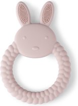 Bijtring Lalieloe Bunny - Bijtspeelgoed - Kraam Cadeau - Koel Bijtring - Roze