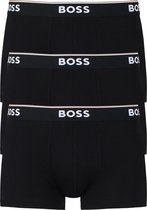 HUGO BOSS Power trunks (3-pack) - heren boxers kort - zwart - Maat: S