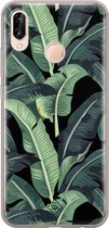 Casimoda® hoesje - Geschikt voor Huawei P20 Lite (2018) - Palmbladeren Bali - Siliconen/TPU - Soft Case - Groen - Planten
