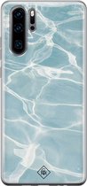 Casimoda® hoesje - Geschikt voor Huawei P30 Pro - Oceaan - Siliconen/TPU - Soft Case - Blauw - Water